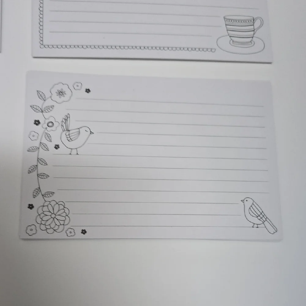 Elegant White Party Note Cards - Set of 45 Cards
